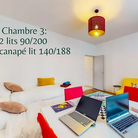 Thermal A 2 Min -le 1909- 8 Pers- Parking Chez Julie *